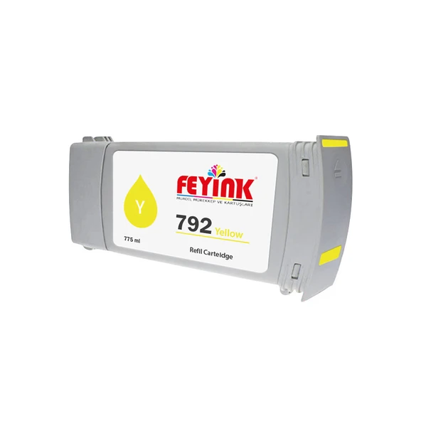 Feyink Hp Latex 792 Yellow (Y) Orijinal Mürekkep Dolumlu Feyink Kartuş 775ml ürün görseli