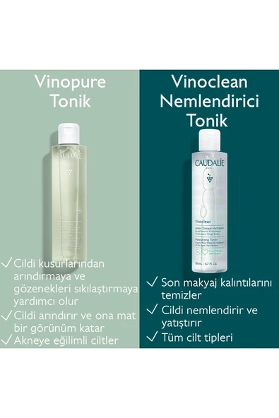 CAUDALİE Vinoclean Nemlendirici Tonik 200 ml - 5