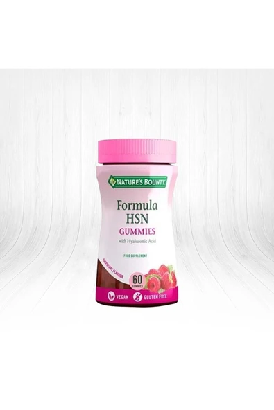 NATURE'S BOUNTY Formula Hsn Gummies With Hyaluronic Acid 60 Çiğnenebilir Form ürün görseli