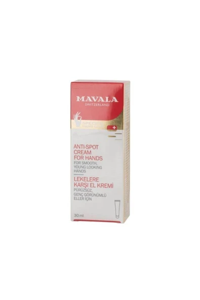 MAVALA Anti Blemish Cream For Hands - Lekelere Karşı El Kremi 30ml