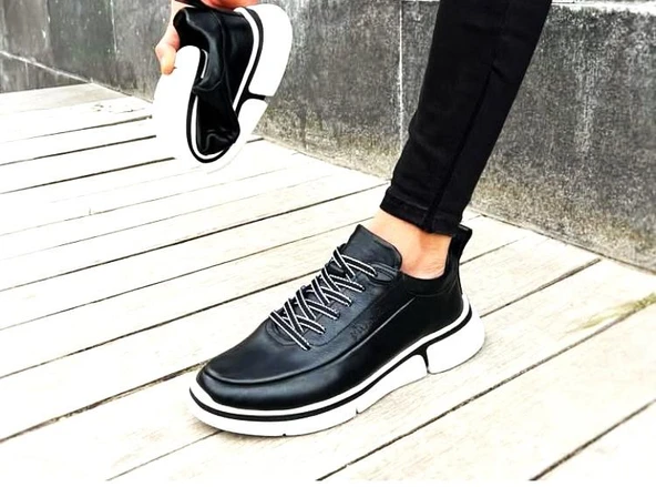 Erkek Hakiki Deri Konforlu Ayak Sağlığınızı Düşünerek Tasarlanmış Casual Ayakkabı