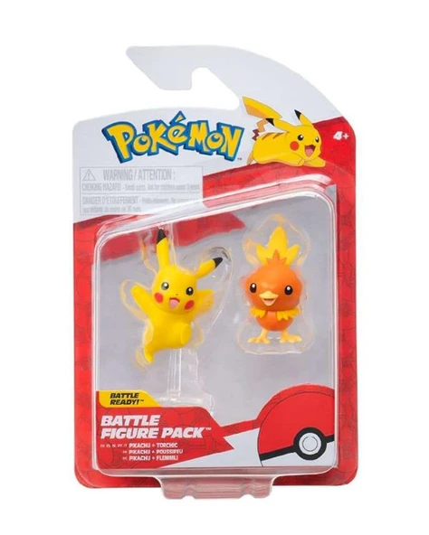Pokemon Battle Figür Pikachu ve Torchic PKW3591