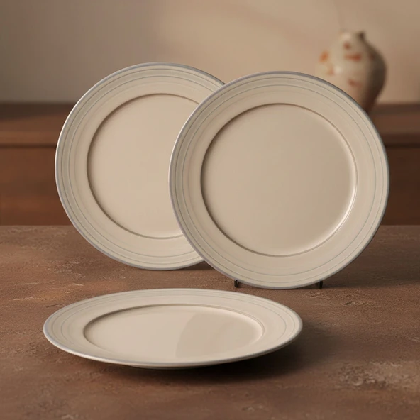 GÜRAL PORSELEN Valeron 6 Adet 27 Cm Servis Tabağı Reaktif Agate Vr 969 ürün görseli 1