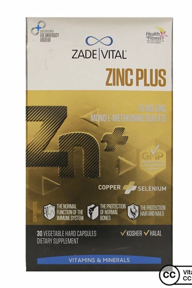 ZADE VİTAL Çinko Plus 30 Kapsül - 2