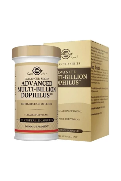 SOLGAR Advanced Multi-billion Dophilus 60 Kapsül
