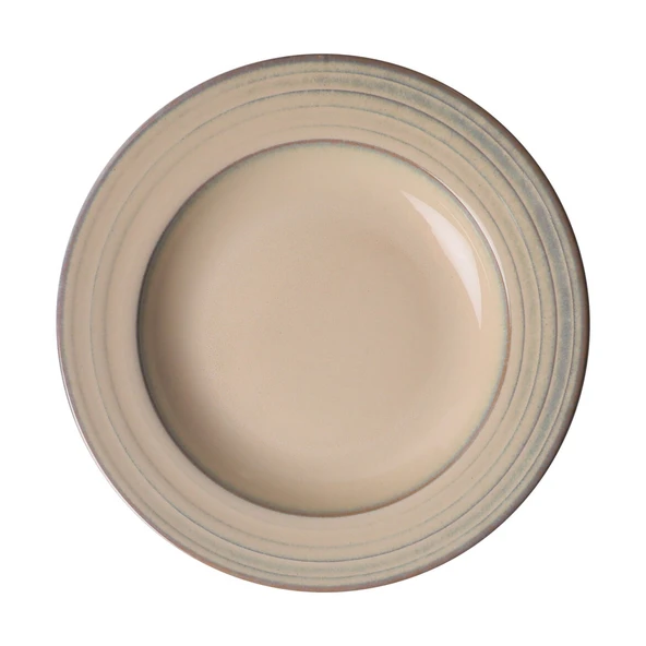 GÜRAL PORSELEN Valeron 6 Adet 22 Cm Çukur Yemek Tabağı Reaktif Agate 969 - 2