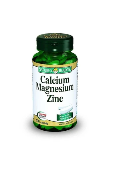 NATURE'S BOUNTY Calcium Magnesium Zinc 100 Tablet ürün görseli