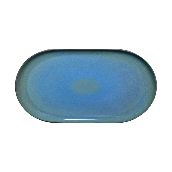 GÜRAL PORSELEN Bilbao 2 Adet 25x15 cm  Kayık Tabak Marin 970 - 2