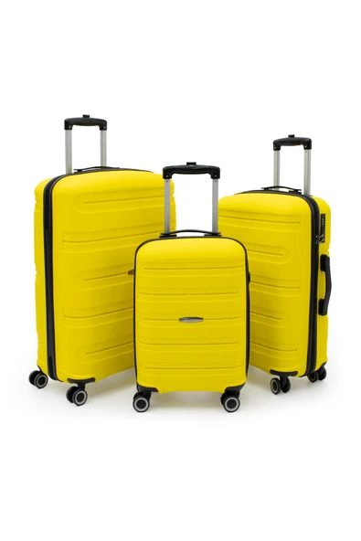 Artemis Üçlü Polipropilen(PP)&Kırılmaz 3'lü Valiz&Bavul Seti - 12