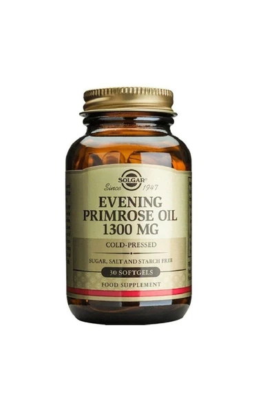 SOLGAR Evening Primrose Oil 1300mg 30 Softgel Kapsül