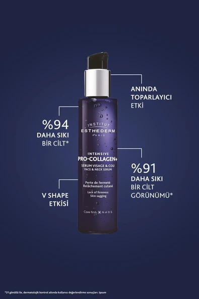 INSTİTUT ESTHEDERM Intensive Pro-Collagen+ Serum Yaşlanma ve Kırışıklık Karşıtı Lifting Etkili Sıkılaştırıcı Serum 30ML - 2