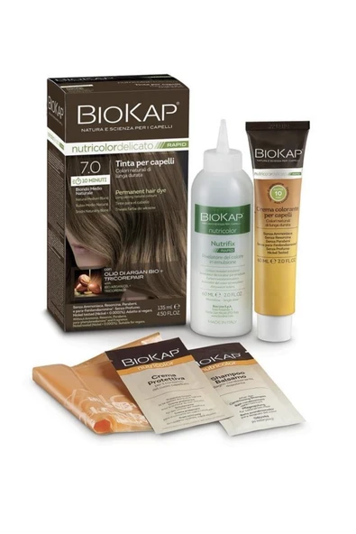 BİOKAP 7.0 Nutricolor Delicato Rapid Saç Boyası 135 Ml
