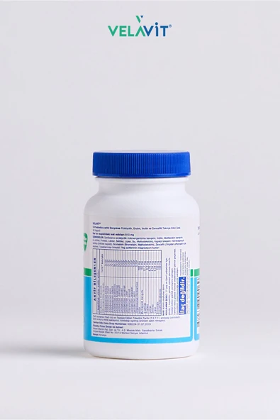 VELAVİT V-Probiotics with Enzymes Takviye Edici Gıda 30 Kapsül - 3