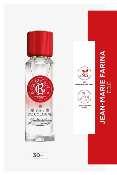 ROGER&GALLET Jean-marie Farina Edc Petitgrain, Lavanta, Biberiye, Limon Içeren Narenciye Parfüm 30 Ml