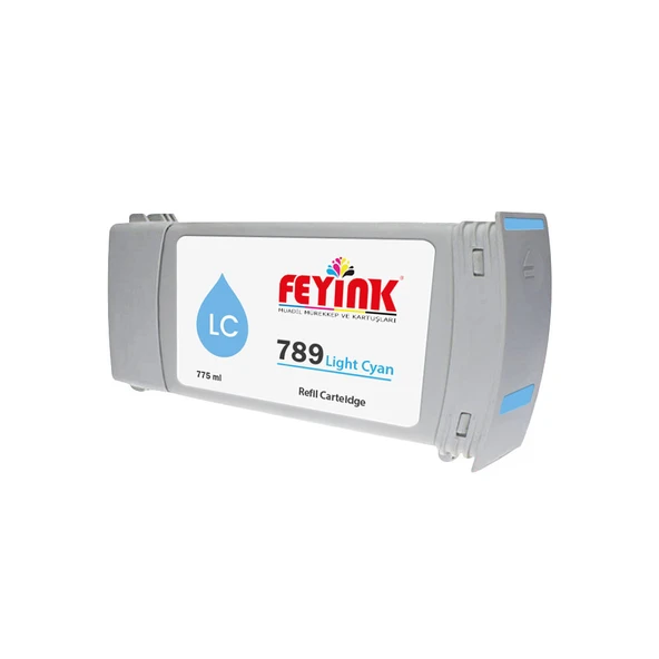 Feyink Hp Latex 789 Light Cyan (LC) Orijinal Mürekkep Dolumlu Feyink Kartuş 775ml ürün görseli