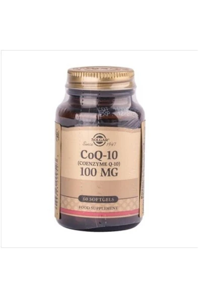 SOLGAR Coq-10 Coenzyme Q-10 100 Mg 60 Softjel
