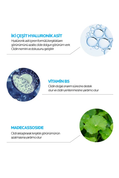 LA ROCHE POSAY Hyalu B5 Dolgunlaştırıcı Serum- Hassas Ciltiler İçin  30 ml - 3