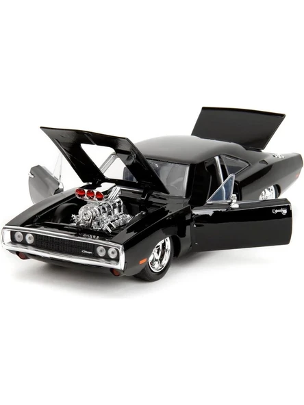 Fast And Furious Dom And Dodge Charger R/t 1/24 Model Araba - Resim 2
