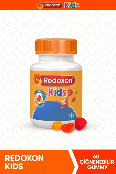 REDOXON Kids 60 Çiğnenebilir Gummy I Çocuklar Için C Vitamini, D Vitamini Ve Çinko Içeren Takviye