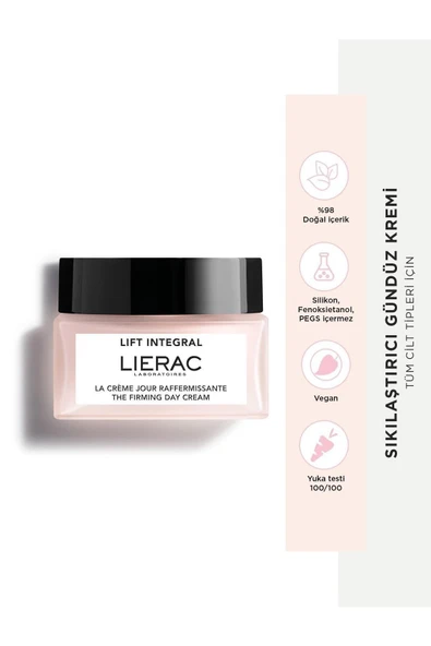LİERAC Lift Integral Day Cream Sıkılaştırıcı, Vegan, Shea Yağı Içeren, Gündüz Bakım Kremi 50 ml