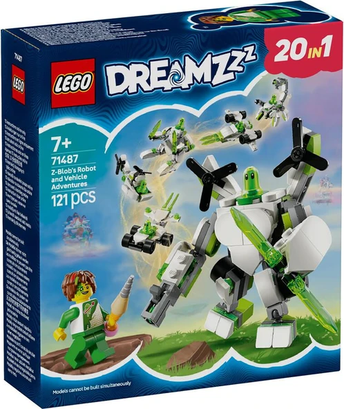 LEGO Dreamzzz 71487 Z-Blob's Robot and Vehicle Adventures