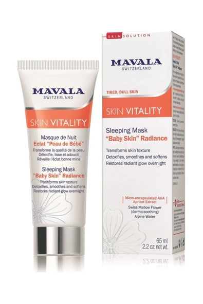 MAVALA Unisex   Skin Vitality Sleeping Mask Baby Skin Radiance   Uyku Maskesi  65ml