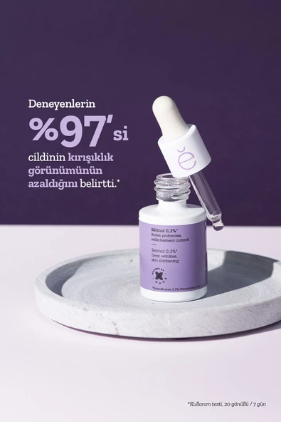ETAT PUR Pure Active Retinol %0,3 Kırışıklık Karşıtı Saf Konsantre Bakım Serumu 15 ml - Resim 3