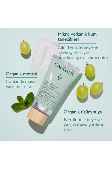 CAUDALİE Vinoclean Yoğun Arındırıcı Peeling 75 ml - 2