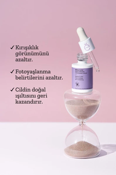 ETAT PUR Pure Active Retinol %0,3 Kırışıklık Karşıtı Saf Konsantre Bakım Serumu 15 ml - Resim 4
