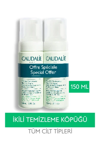 CAUDALİE Vinoclean Temizleme Köpüğü Ikili Set 2x150 ml