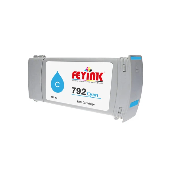 Feyink Hp Latex 792 Cyan (C) Orijinal Mürekkep Dolumlu Feyink Kartuş 775ml ürün görseli