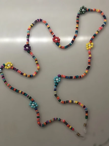 ÇİÇEK MODELLİ GÖZLÜK İPİ GÖZLÜK ASKISI