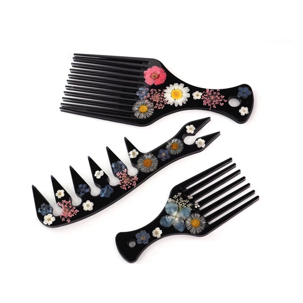 Epoksi Reçine Silikon Kalıp 3 Lü Tarak Kalıbı - Resim 3