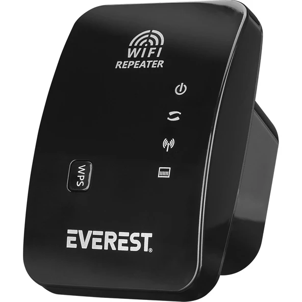 EVEREST EWR-N300 2.4GHZ 300MBPS 1XWAN/LAN PORT DAHİLİ ANTENLİ REPEATER+AP KABLOSUZ MENZİL GENİŞLETİC