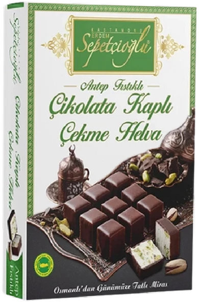SEPETCİOĞLU 320 GR ANT.FIS.ÇİKOLATA KAPLI ÇEKME HELVA