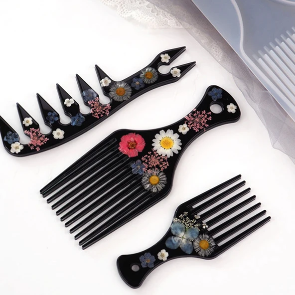 Epoksi Reçine Silikon Kalıp 3 Lü Tarak Kalıbı - Resim 2