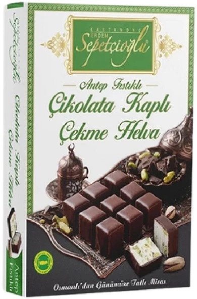 SEPETCİOĞLU 160 GR ANT FIS.ÇİKOLATA KAPLI ÇEKME HELVA