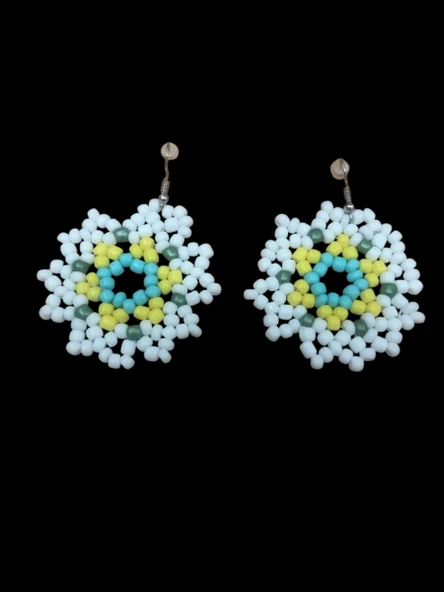 YILDIZ MODEL İŞLEME BONCUK KÜPE