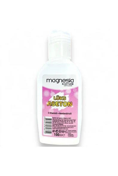 Magnesia Kozmetik Pure Touches E Vitaminli, Nemlendirici Katkılı Lus Aseton 100 ML