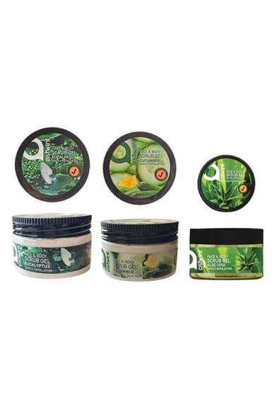 Ostwint 3 Lü Peeling Maske Scrub 300 ml 3 Lü Set
