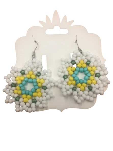 YILDIZ MODEL İŞLEME BONCUK KÜPE - 5