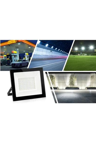 Ct-4663 200W Platinum Led Projektör 6400k Beyaz Işık - 4