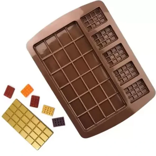 Tablet Silikon Çikolata Kalıbı Mini - 2