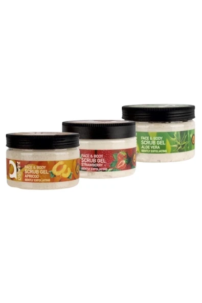 Ostwint Yüz Ve Vücut Scrub Jel Peeling Yüz Maskesi 3'lü Set