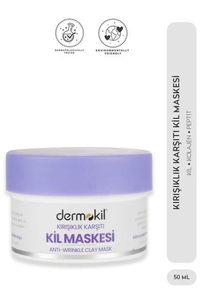 Dermokil Kırışıklık Karşıtı Kil Maskesi 50 ml