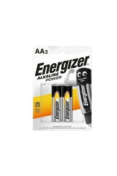 Energizer Alkalin Power AA 2li Kalem Pil