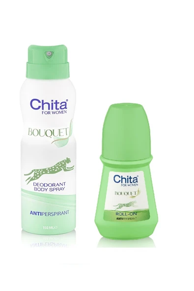 Chita Bouquet Deodorant 150 ML+ Roll on 50 ML Set
