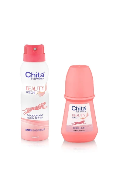 Chita Beauty Touch Deodorant 150 ML+ Roll on 50 ML Set