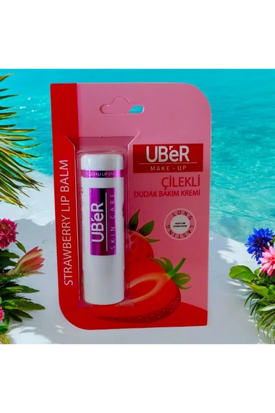 Uber Dudak Bakım Kremi Çilekli Dudak Nemlendirici - 5