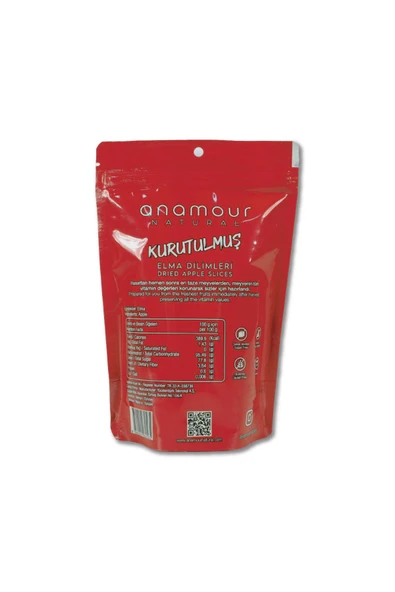 Anamour Natural Keyif Mini Paketi (Şeker İlavesiz) - Hurma - Muz - Elma Kurusu - 3'lü Paket Kuru Meyve 75g - 2
